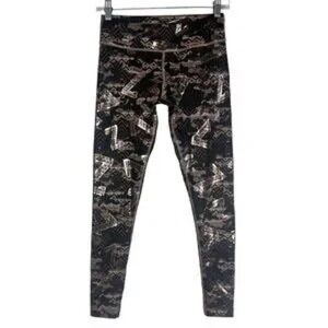 Stylish Kids Black and Silver Leggings